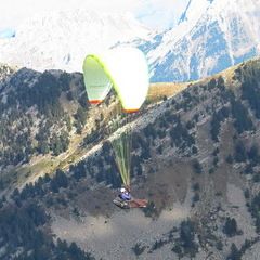 Flugwegposition um 14:33:56: Aufgenommen in der Nähe von Département Alpes-de-Haute-Provence, Frankreich in 2242 Meter